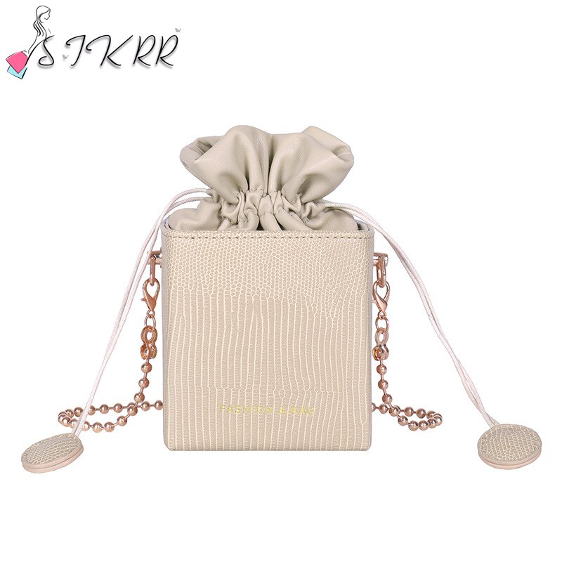 S.ikrr trekkoord emmer tas ketting doos mini tas dames luxe handtassen damestassen handtas dames schoudertas