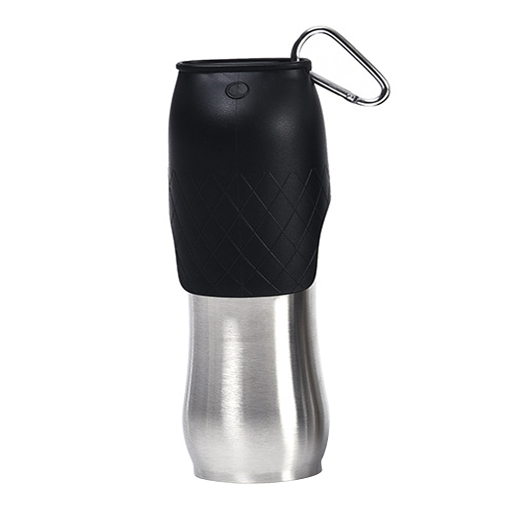 Metal Pet Water Bottle Puppy Water Feeder Stainless Steel Dog Waterer Pet Supply