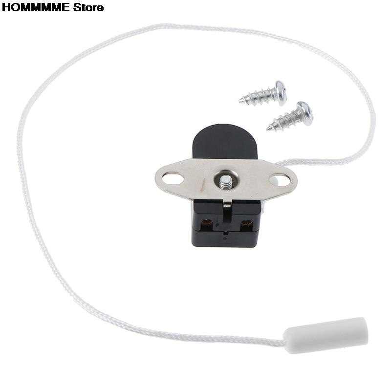 1X Lamp Pull Cord Mini Switch Pull Wire Switch Universal Pull Chain Cord For Ceiling Lamp Switch Replacement Tools Push Button: Default Title
