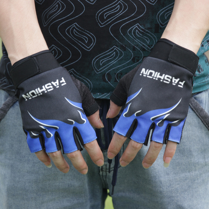 Outdoor Sport Fiets Fietsen Wandelen Gel Half Vinger Vingerloze Handschoenen Ademend Motorfiets MTB Racefiets Handschoenen