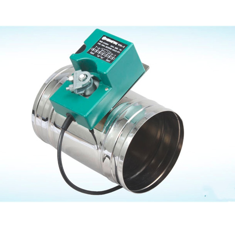 Motorized air damper electric air valve with 16Nm 60S Intelligent air damper actuator 5 position controller & angle switch 220V