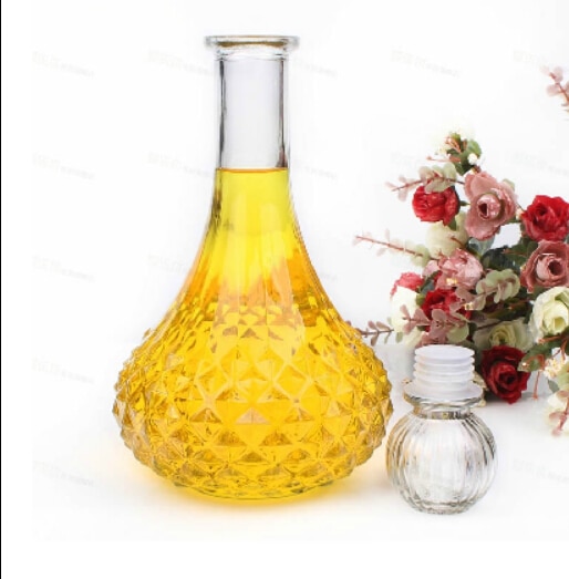 1 PC Kristall Glas Wein Flasche Whiskey Schnaps Krug Wein Karaffe Spender Container Wourer Alkohol Karaffe Barware JR 1083