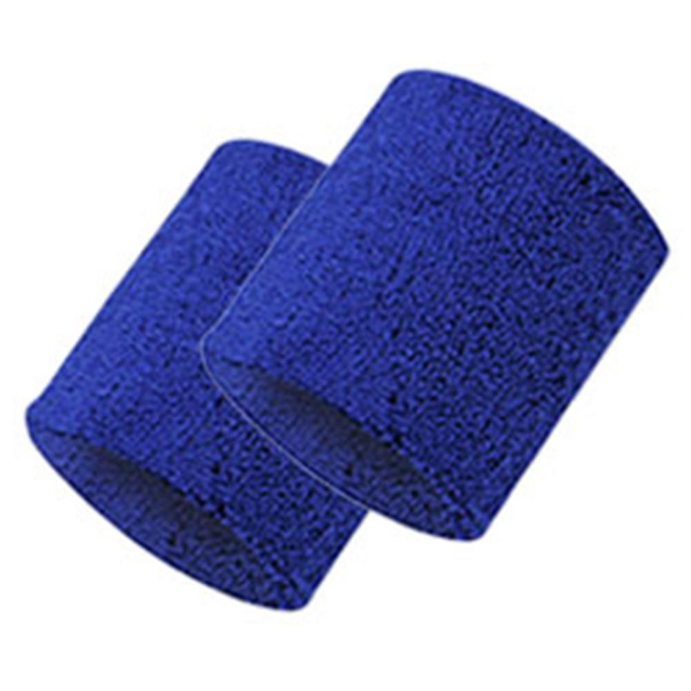 2 stuks Handdoek Materiaal Bracers Sport Zweet Ademend Comfortabele Zwart Rood Blauw of Roze