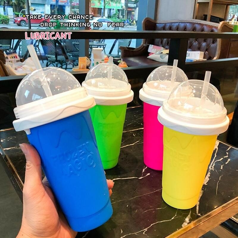 Schnell-gefrorene Smoothies dauerhaft Matschig Eismaschine quetschen Kühl Tasse Milchshake Flasche Smoothie Tasse Matschig Hersteller