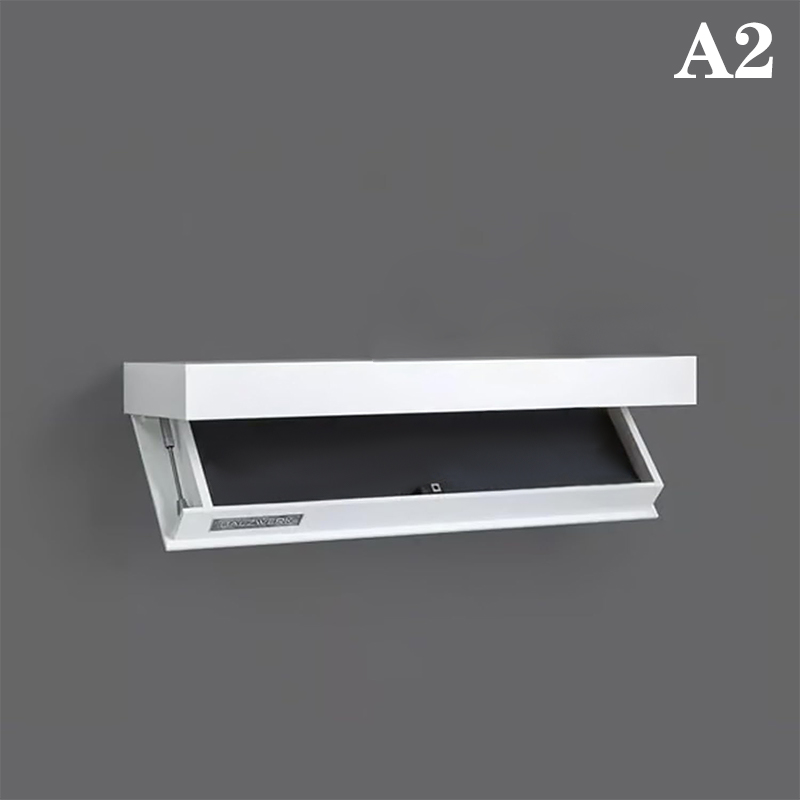 Magicflap Shelf With Secret Compartment Concealed Floating Shelf Wall-Mounted Storage Solution Hidden Furniture: green
