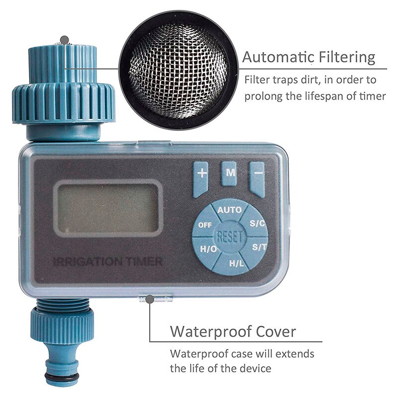Smart Automatic Electronic Digital Water Timer Irrigation Controller System With LCD Display Home Irrigation Timer