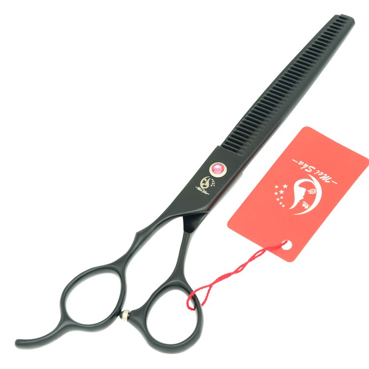 7.0 Inch Left Hand Pet Scissors for Dog Grooming Left-Hand Straight&amp;Thinning&amp;Curved Shears With Comb Forceps B0057A