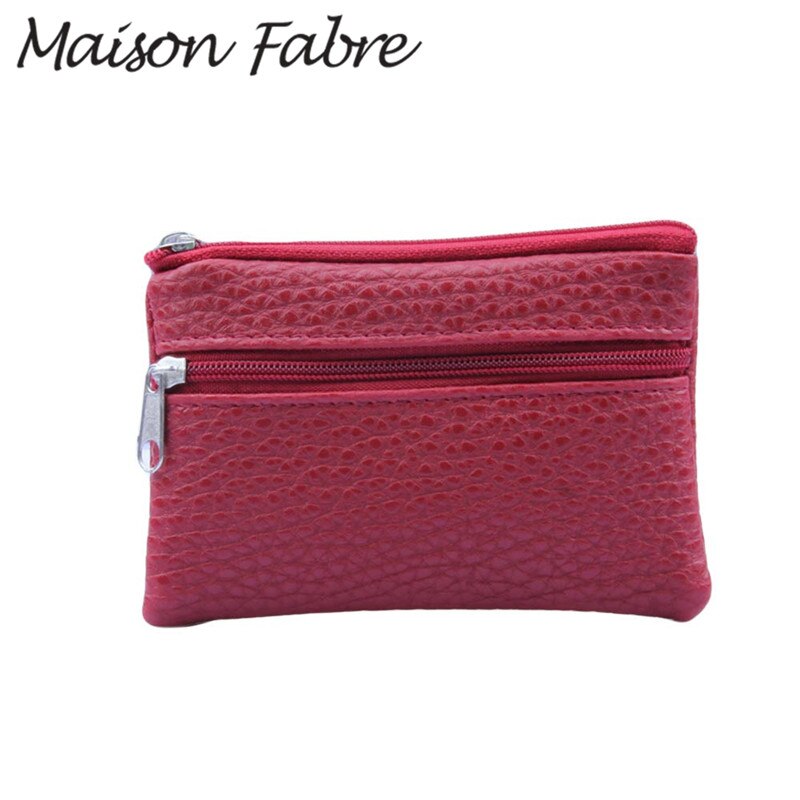 Maison fabre mænds tegnebog lædermærke kvinder møntpung lynlås rejsetaske kortholder kobling lille tegnebog mænd kortholder