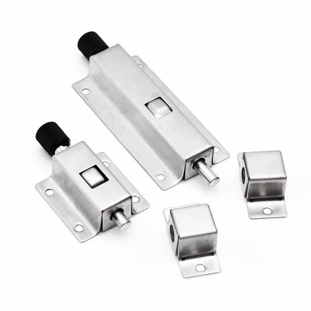 1Pcs Stainless steel Automatic latch Door Bolt Bounce Bolt Automatic spring latch Hotel/Wooden Door/Home Door Bolt Latch