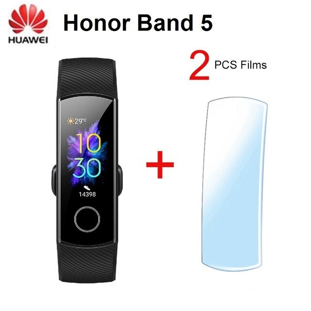 Originale Huawei Honor Fascia 5 NFC Versione Touch Screen Banda Intelligente Inseguitore di Fitness Frequenza Cardiaca di Ossigeno Nel Sangue Intelligente Banda Honor fascia 5: Black 1