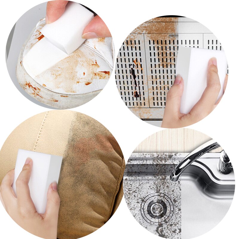 20pcs/50pcs/100 pcs Nano sponge magic wipe sponge eraser kitchen bathroom cleaning eraser dish car office cleaning sponge block