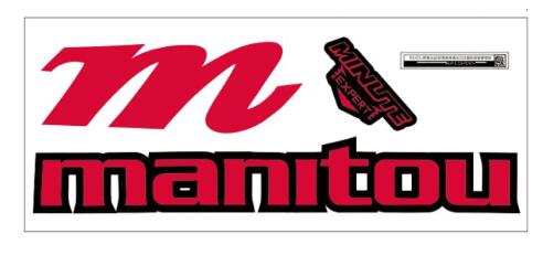 Manitou – autocollant de fourche EXPERT MINUTE, pour vtt, vélo de montagne, décalcomanies de cyclisme: all red