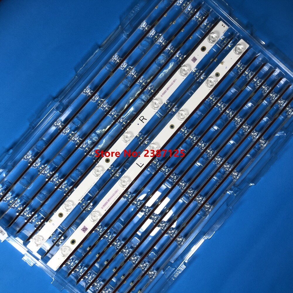 8 PCS 100% Full LED backlight strip A rray for tx-... – Grandado