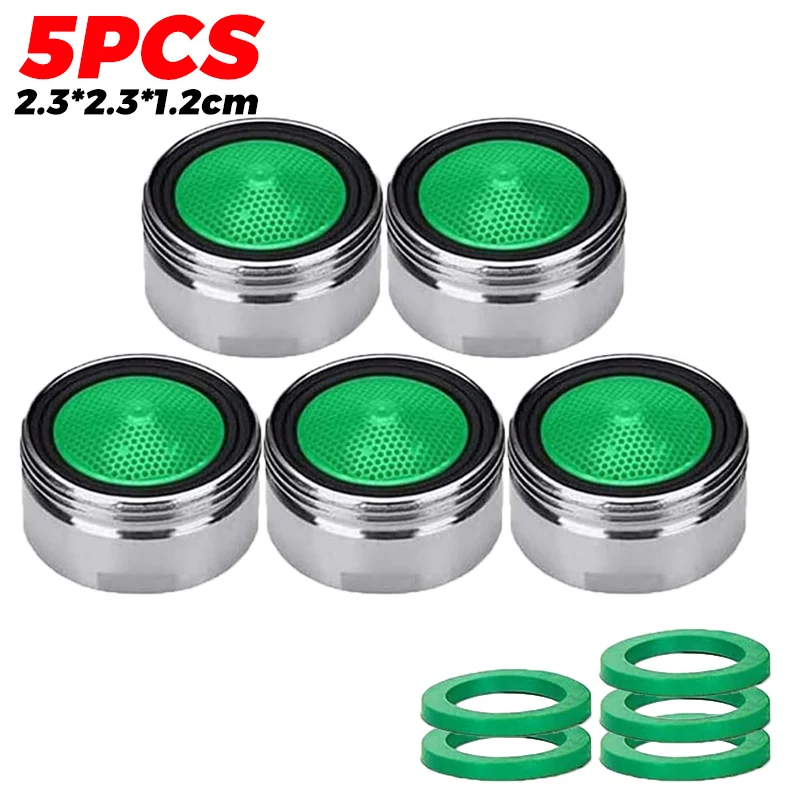 Aireador de grifo antisalpicaduras, grifo reemplazable para ahorro de agua, rosca de boquilla de grifo, burbujeador de grifo de cocina de 24mm, utensilios para el baño y el hogar: Rojo