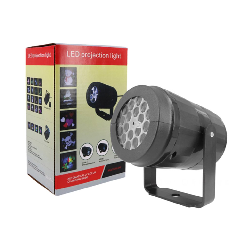 4 Led Kerst 16 Dynamische Patronen Kerst Super Heldere Patroon Roterende Indoor Outdoor Projectielamp