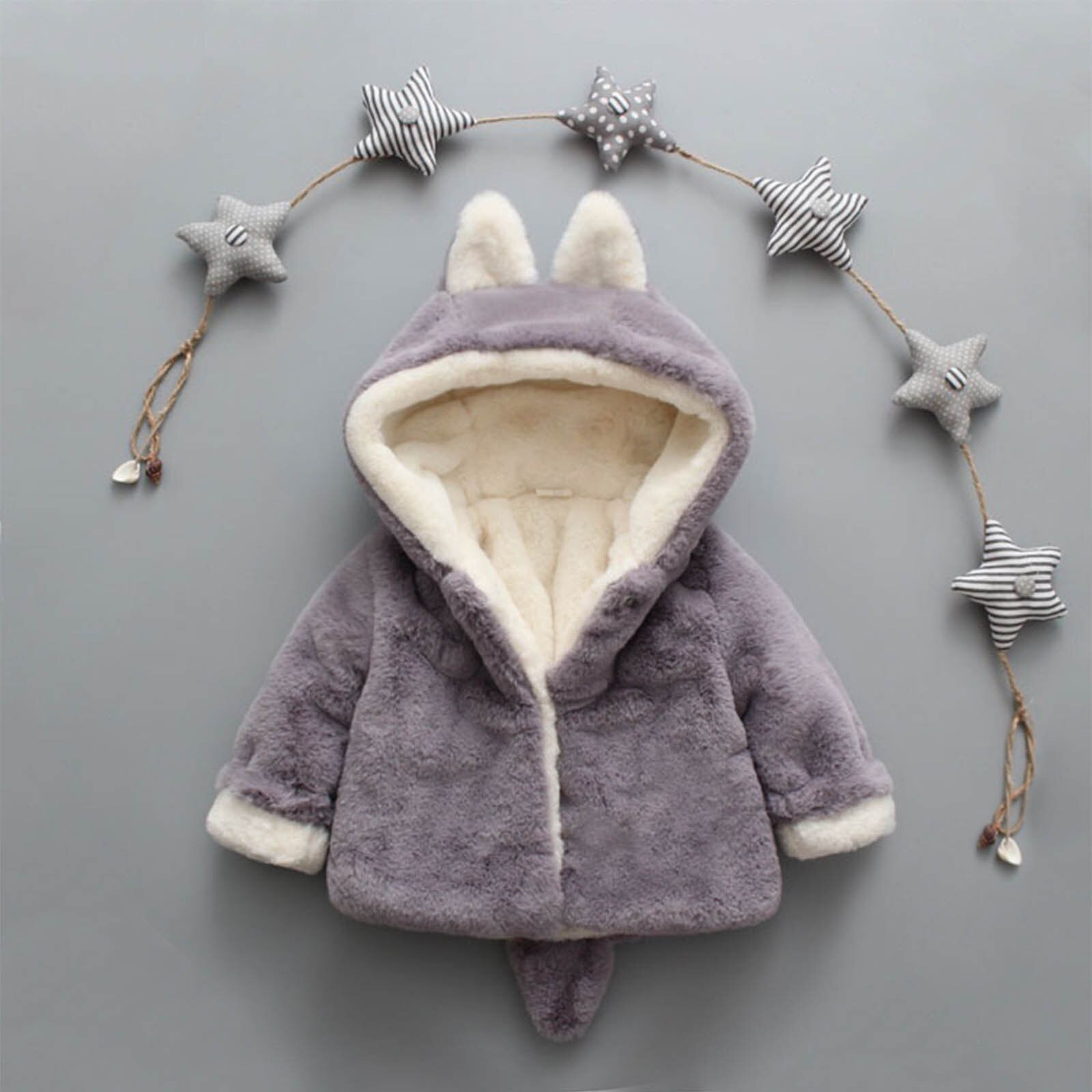 Kinderen Winter Fleece Outdoor Jassen Parka Peuter Baby Jongens Meisjes Fleece Winddicht Winterjas Bind Capuchon Uitloper