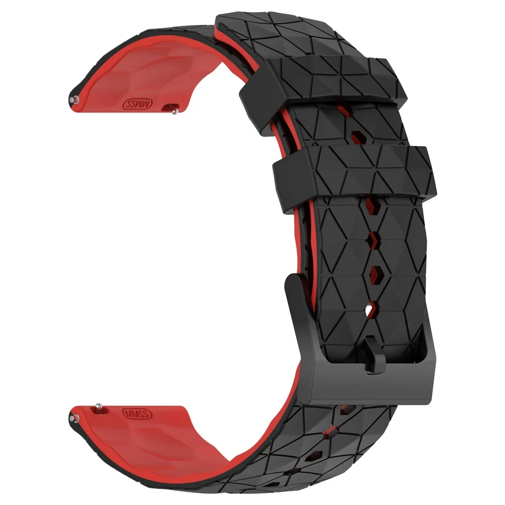 Realme-kellon ranneke 20mm 22mm vaihtoranneke realme 3  s 2 watch  s 2 pro business 3: Musta / 22mm
