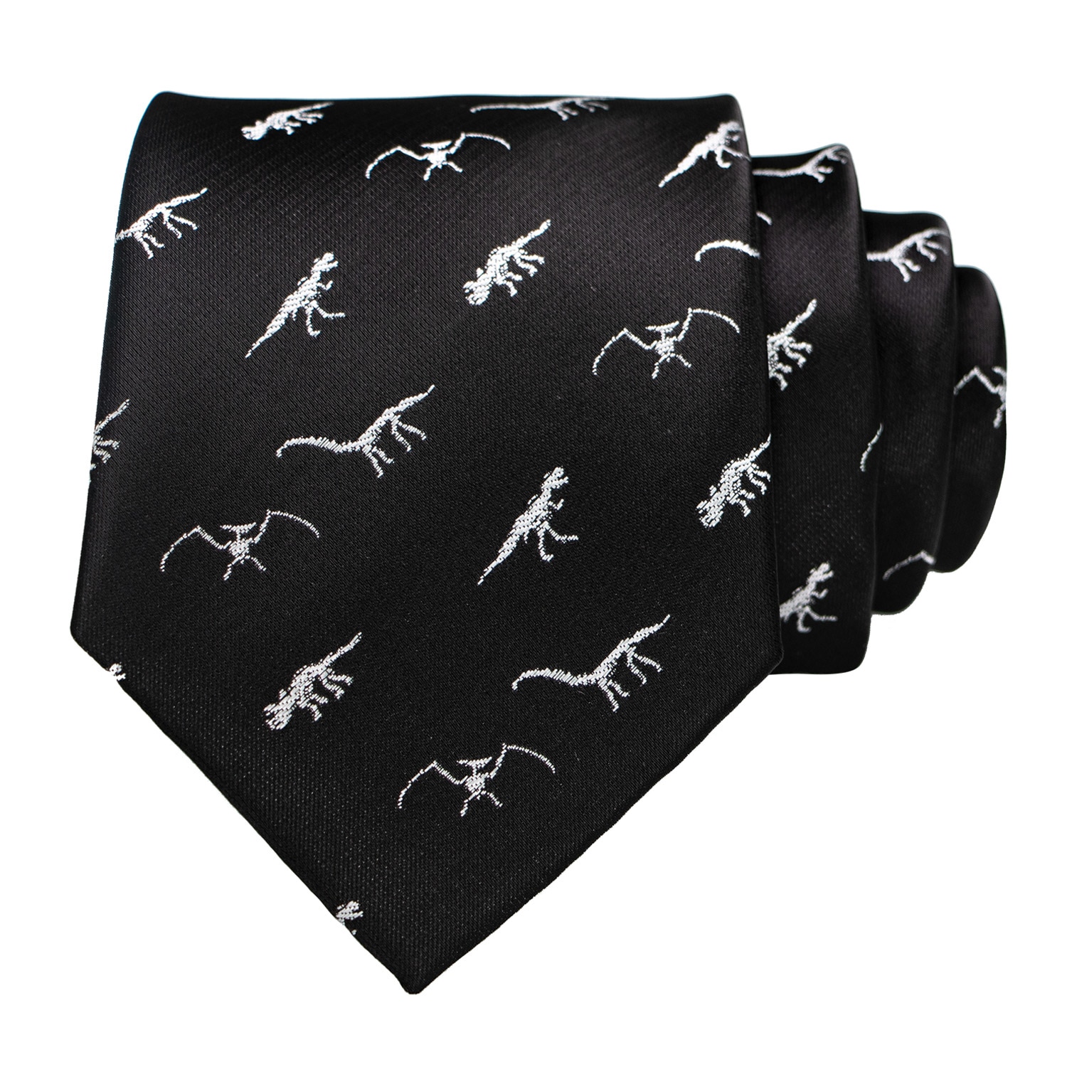 Dier Tie Voor Mannen Zijde Geweven Stropdas Dinosaurus Slak Vos Flamingo Jacquard Party Wedding Gravata Ties