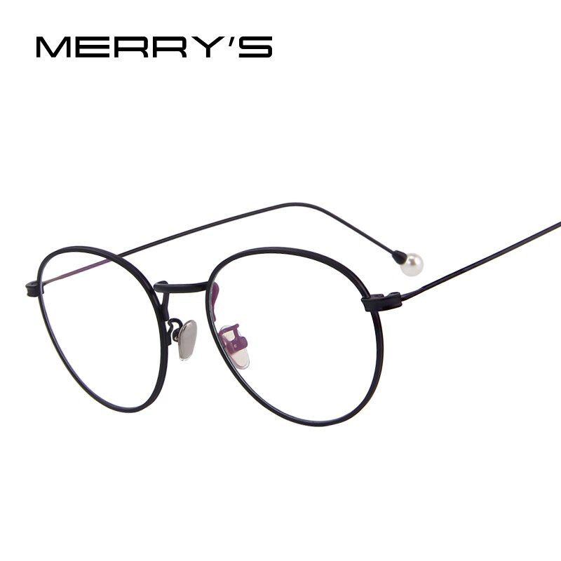 Vrouwen Mode Optische Frames Brillen Stralingsbestendige Bril Parel Benen S'2076