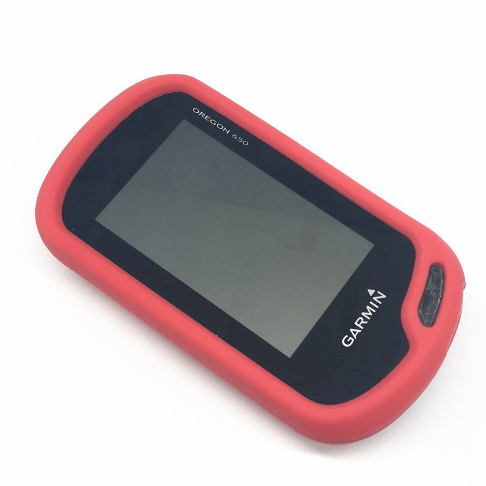 Generieke Beschermen Silicon Case Skin Cover Voor Garmin Oregon 700 750 650 750T 650T Garmin Gps case: Red