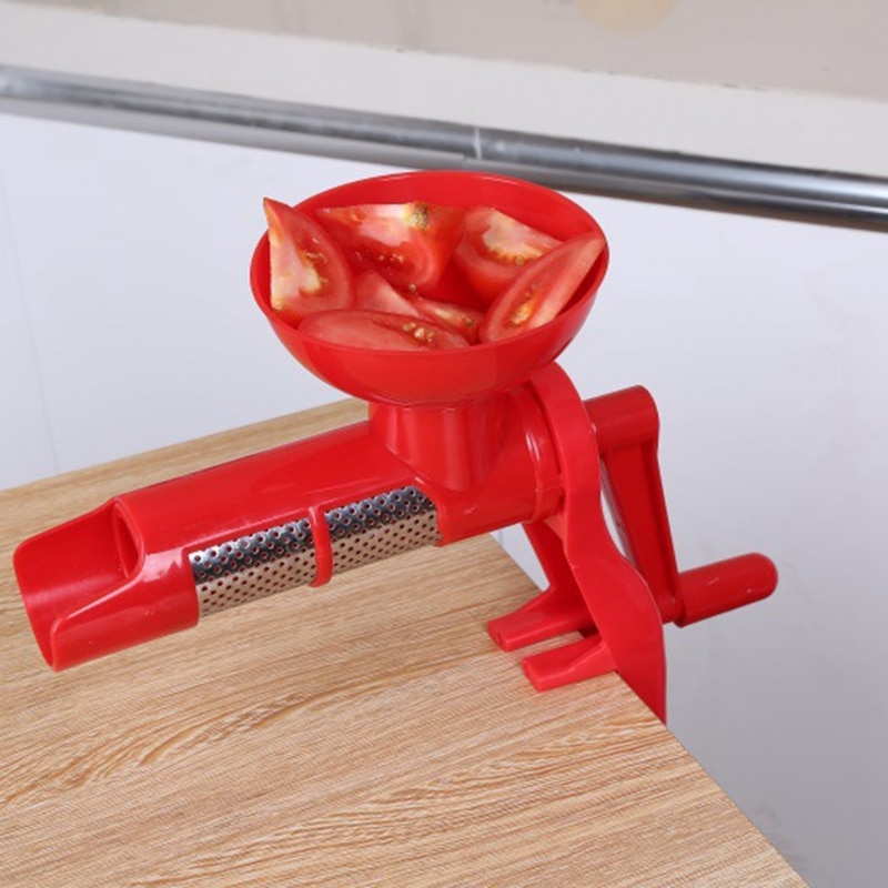 Exprimidor de salsa de tomate Manual de plástico para zumo de tomate multifuncional accesorios de cocina Gadgets Herramientas de frutas