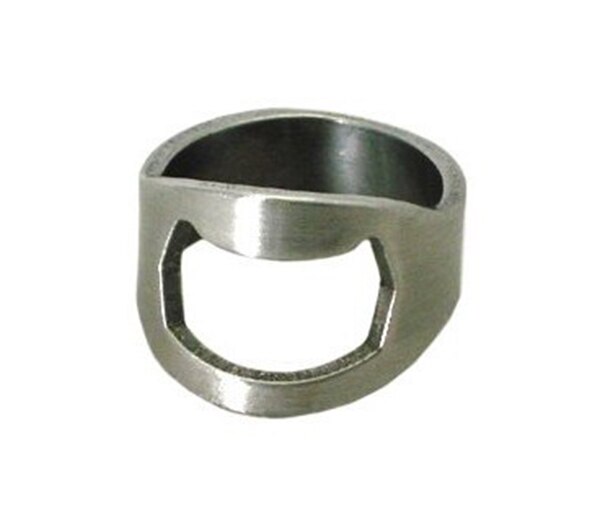 20mm/22mm Unique Versatile Stainless Steel Finger Ring Ring-Shape Beer Bottle Opener