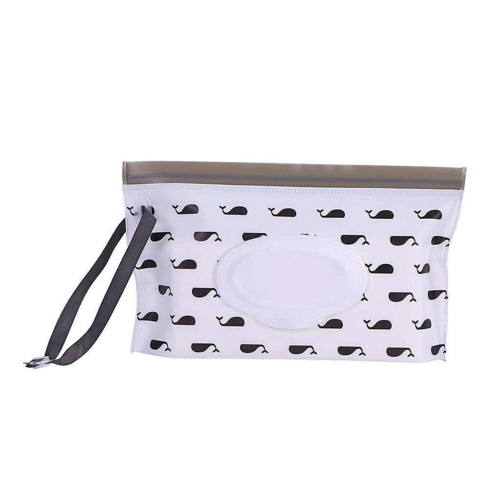 Milieuvriendelijke Snap Band Baby Doekjes Box Draagbare Clamshell Cosmetische Houder Herbruikbare Navulbare Draagbare Baby Doekjes Container: B