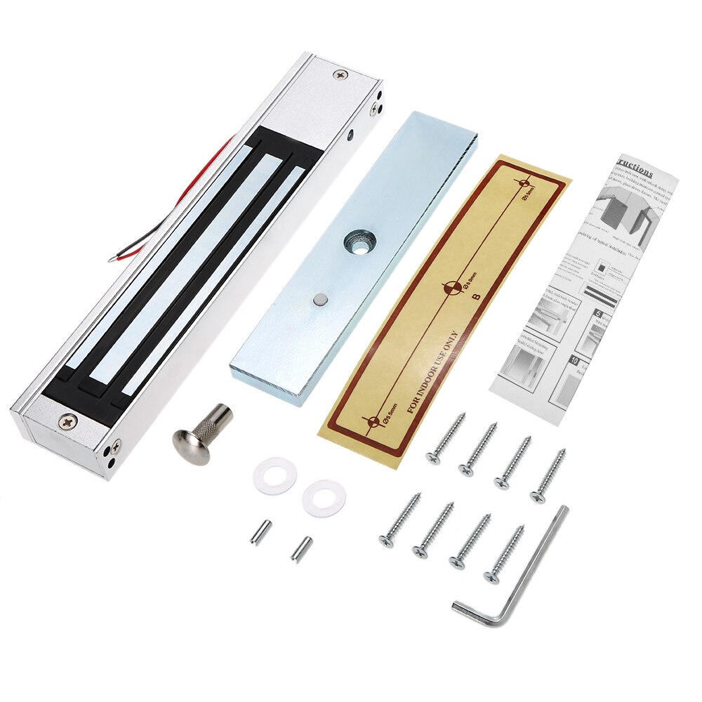 Access Control Electric Magnetic Door Lock 180KG 12V Electric Lock Holding Force