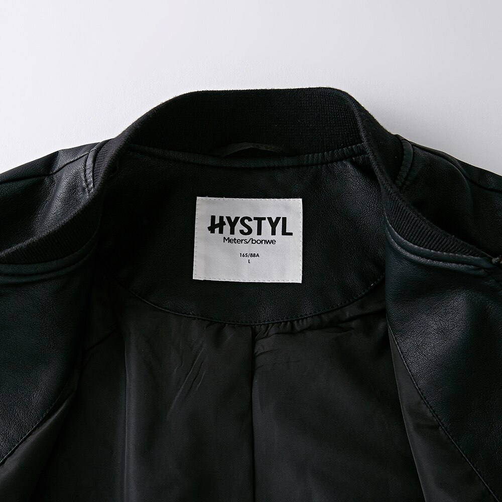 Metriäbonwe naisten nahkatakki pehmeä rento biker keinonahkatakki naisten takki lyhyt kappale katuvaatteet