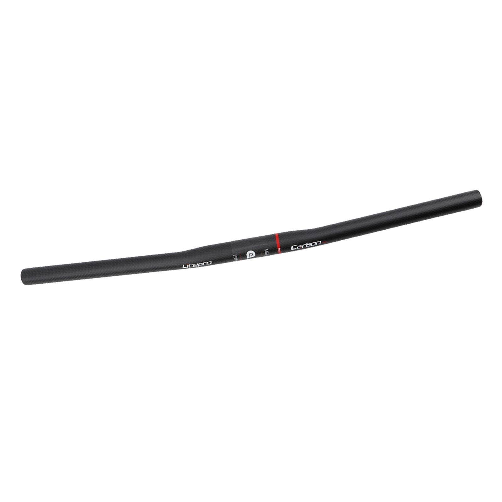 Guidon plat en carbone pour vtt, 25.4mm, pour vélo de route, vtt d&#39;extérieur