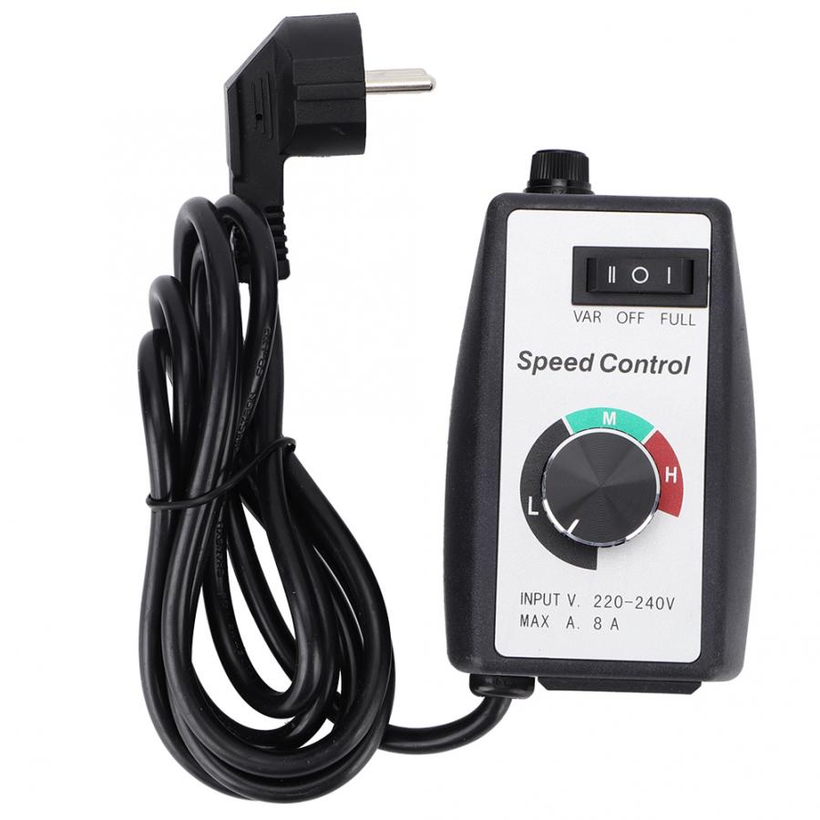 Régulateur de vitesse de ventilateur de conduit régulateur de moteur électronique universel en continu pour ventilateur ue Plug 230V ventilateurs contrôleur de moteur