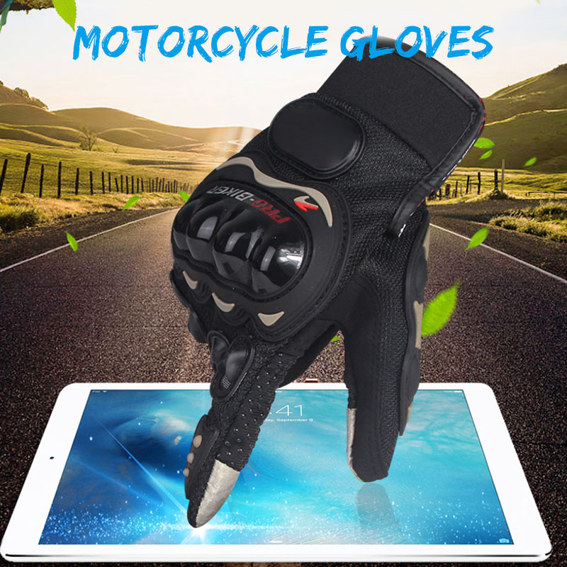 Vehemo Een Paar Full-Vinger Half-Vinger Motorhandschoenen Rijden Handschoenen Voor Motorfiets Anti-Slip Outdoor Fiets voor Sport