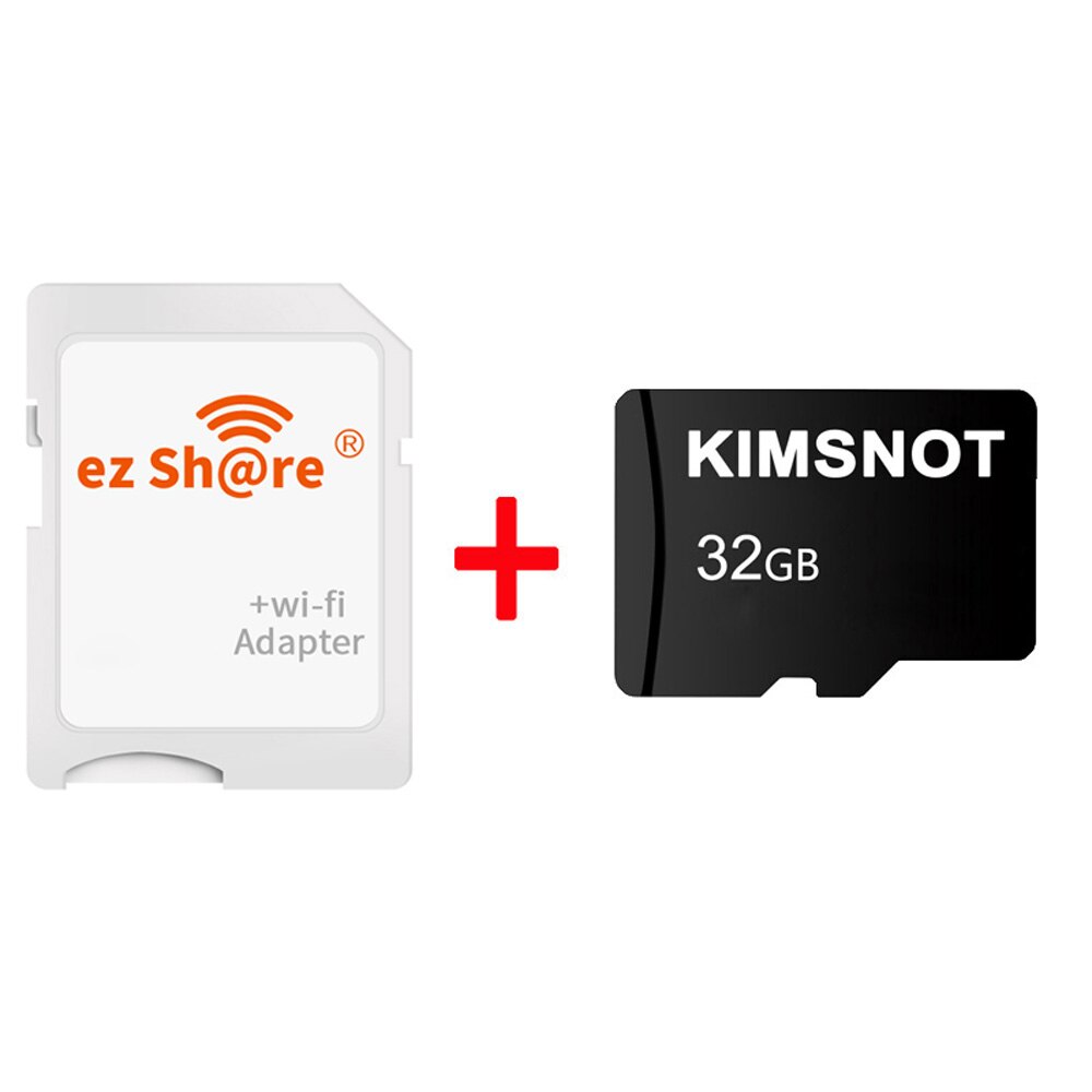 Kaart Voor Smartphone/Tv Ezshare 8Gb 16Gb Draadloze Wifi Sd Card Tf Microsd Kaart Naar Sd-kaart adapter Ondersteuning 8Gb 16Gb 32Gb Micro Sd: Add 32GB TF Card
