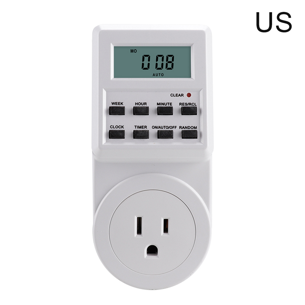 Outlet Timer 24 Hours Programmable and Plug in Timer for Electrical Outlets Indoor Digital Timer for Aquarium Light and Lamp: Orange