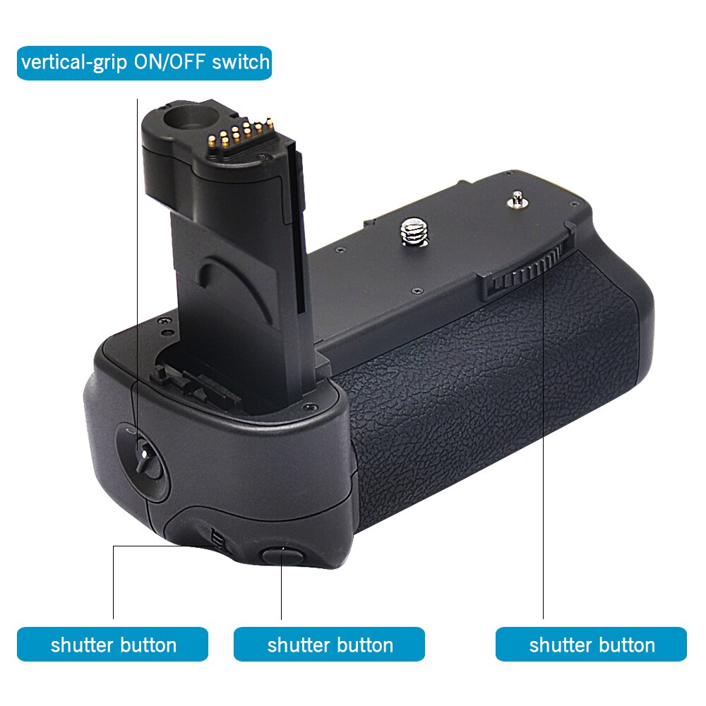 Mcoplus – poignée de batterie verticale BG-40D, pour appareil photo Canon EOS 20D 30D 40D 50D as BG-E2N BG-E2