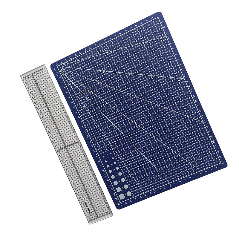 Cutting Mat Patchwork Ruler Combination Of Sales Size Of Cutting Pad A4 Ruler Size 30cm * 5cm Student School Office Stationery