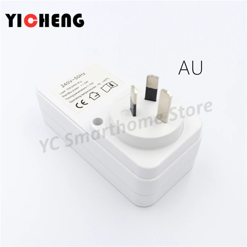 EU US UK countdown timer socket timer switch switch controller digital mini clock digital clock: Blue