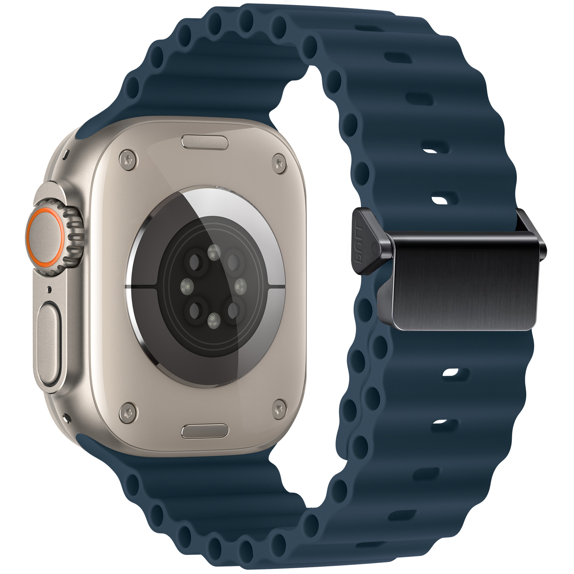 Cinturino per Mela guarda ultra gruppo musicale 49mm 44 45 41 42 46 40mm 38mm 44 45 mm 1:1 Cintura oceano originale serie iWatch 10 9 8 7 cinturini se: M / Rosa chiaro Bianco