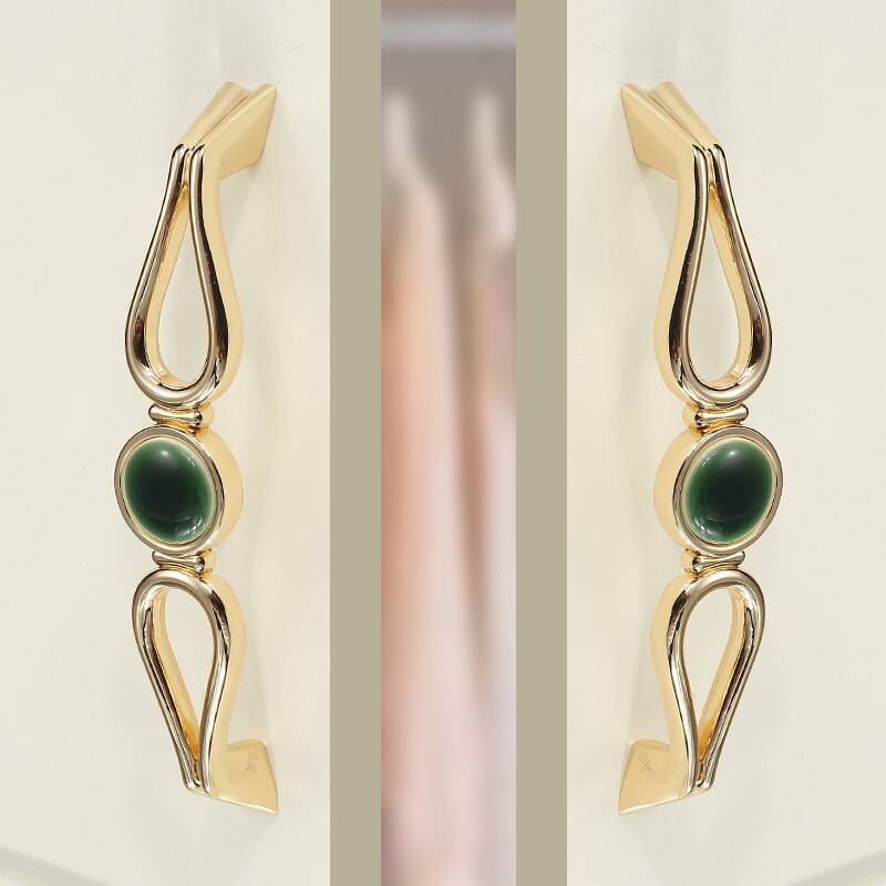 Light Luxury Modern Gold Cabinet Handles Knobs Drawer Pulls Kitchen Door Handles Furniture Handle Cabinet Door Hardware