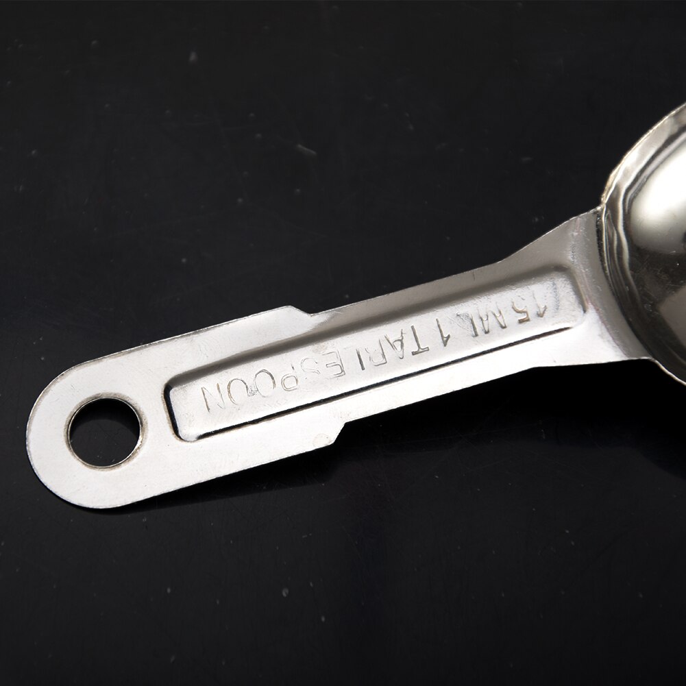 1ml/2ml/5ml/15ml Stainless Steel Measuring Spoons Tea Coffee Measure Tools Kitchen Scale Tool Durable & Easy Clean Practical