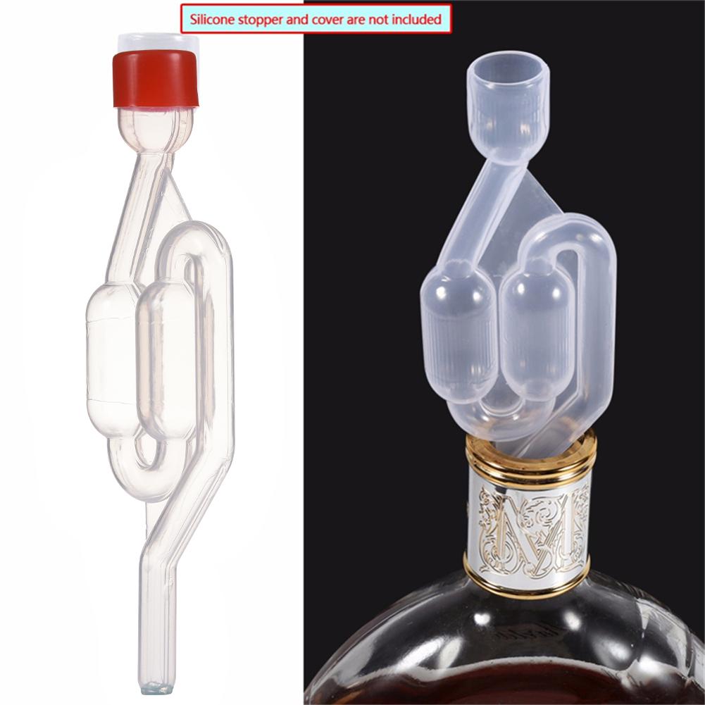 1/5pcs One Way Home Brew Wine Fermentation Airlock Sealed Plastic Air Lock Check Valve Water Sealed Valves Water Seal Exhaust