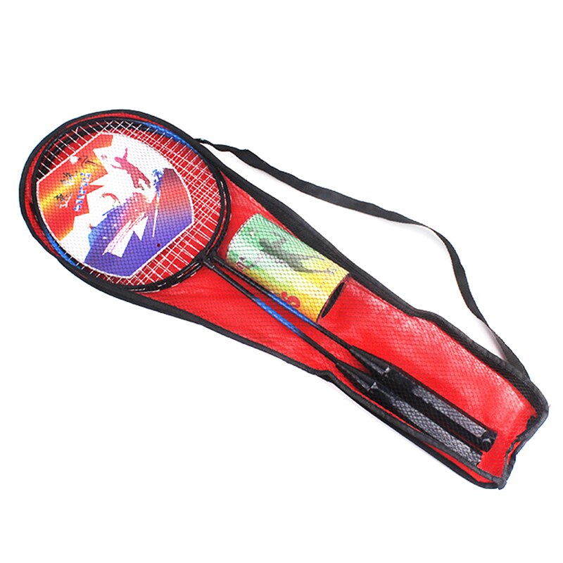 Badminton Rackets Set Family Double Badminton Racquet Titanium Alloy Lightest Playing Badminton Garden Game