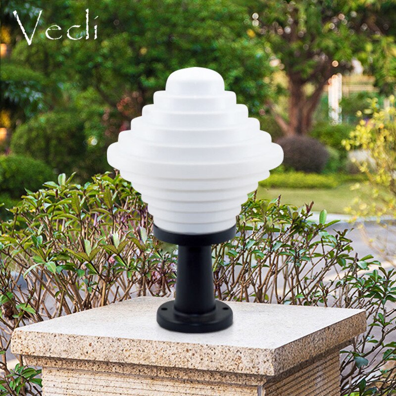 Outdoor Kolom Lamp Gate Kolom Tuin Lamp Landschap Tuin Villa Outdoor Waterdichte Tuin Wandlamp