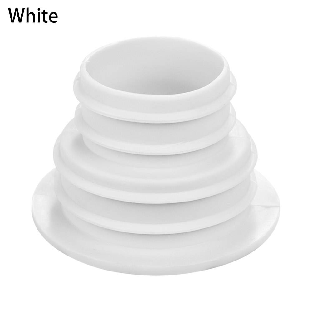 1 unidad, sello de silicona, anillo de enchufe plaga, arandela de Control, desagüe de alcantarillado, tubería, desodorante, desagüe de suelo de piscina, lavadora de baño: Blanco