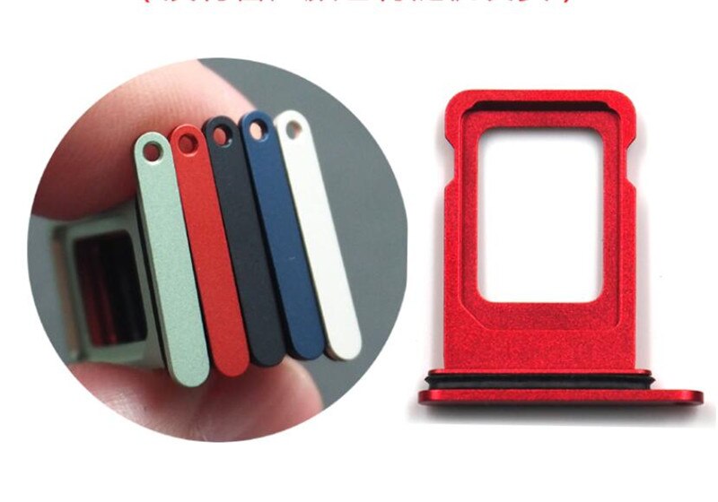 Voor Iphone 12/12pro Dual Sim Card Reader Flex Kabel + Sim-kaart Lade Houder Slot Adapter Vervanging