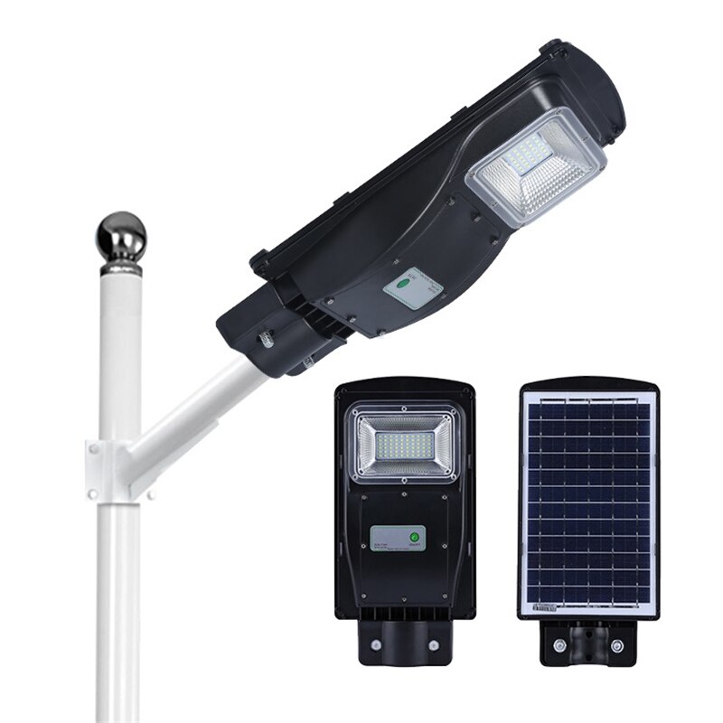 Polykristallijne Zonnepaneel Lichtregeling Radar Sensor Lamp outdoor lithium-ijzerfosfaat Batterij outdoor wall Street Verlichting