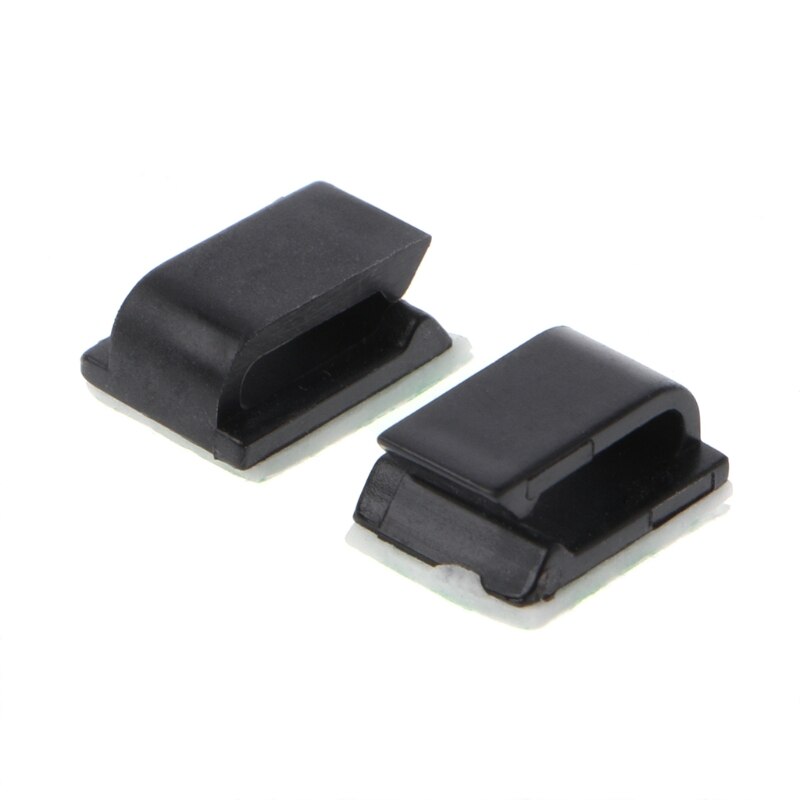 100 Pcs Self-adhesive Wire Tie Rectangle Cable Mou... – Grandado