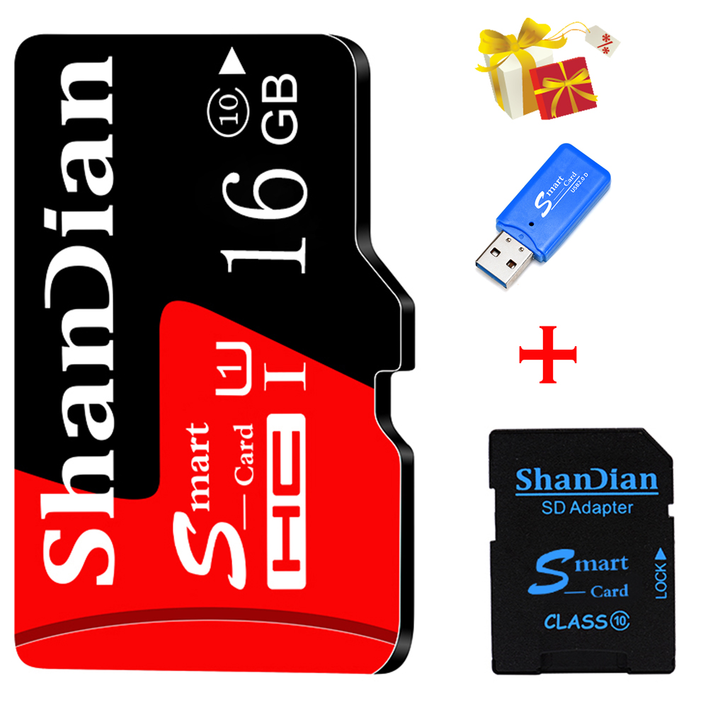 Tarjeta de memoria Ultra MicroSDXC UHS-I C10 Full HD A1 tarjeta MicroSDHC C4 de alta velocidad tarjeta Flash Trans para teléfono Android: 16 GB