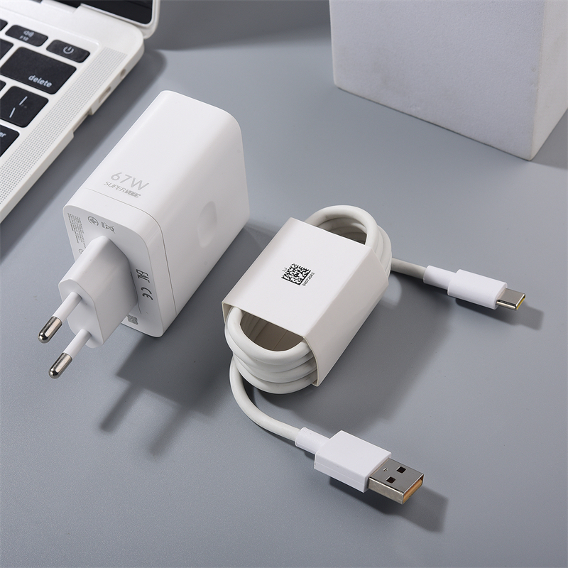 Originele Realme 67W oplader EU/US SuperVOOC snellaadadapter Type C kabel voor Realme 12 11 10 Pro+ GT 2 3 5 6 7 Pro Neo 2 3: Br