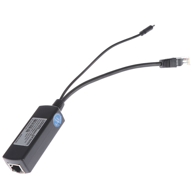 TYPE-c poe splitter usb 48v to 5v power over ethernet 802.3af for raspberry